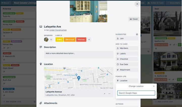 Application de gestion de tâche en cours ( format Trello )